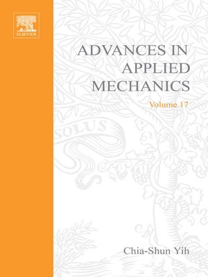 cover image of Advances in Applied Mechanics